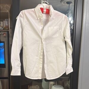 Janie and jack White Button-Up Shirt